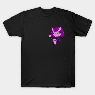 chibi pruple demon girl T-Shirt